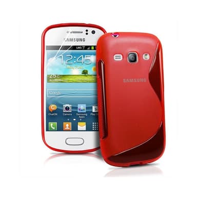 S-Line Silicone Cover til Samsung Galaxy Fame (GT-s6810) : farve - lilla