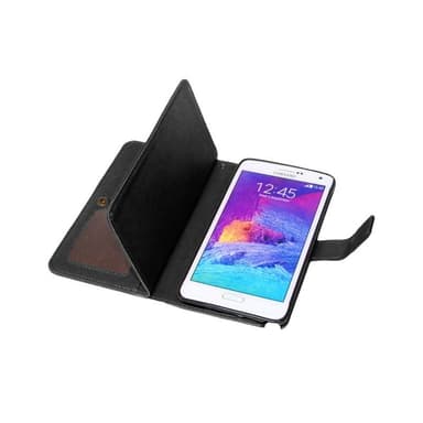 Dobbelt Flip Flexi 9-kort Samsung Galaxy Note 4 (SM-N910F)  - brun