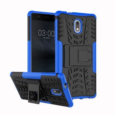Stødfast Cover med stativ cover med Nokia 3 (TA-1032)  - lyserød