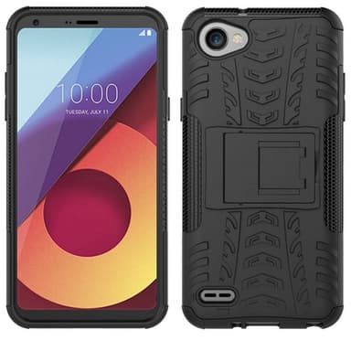 Stødfast Cover med stativ LG Q6 (M700A)  - rød