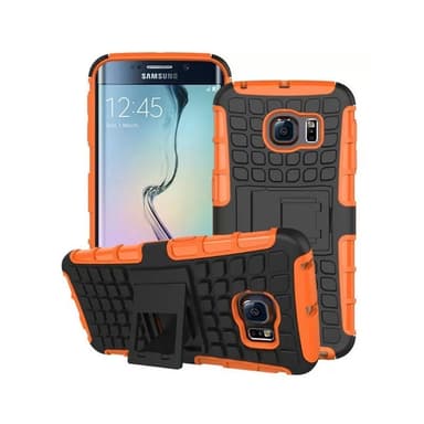 Stødfast Cover med stativ Samsung Galaxy S6 Edge (SM-G925F) : farve - lyserød
