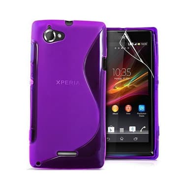 S-Line Silicone Cover til Sony Xperia L (c2105) : farve - blå