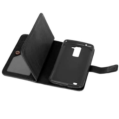 Dobbelt Flip Flexi 9-kort LG K8 2016 (K350N)  - hvid