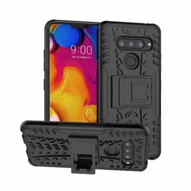Stødfast Cover med stativ LG V40 ThinQ (LM-V405)  - grøn