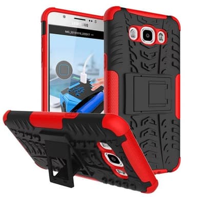 Stødfast Cover med stativ Samsung Galaxy J7 2016 (SM-J710F) : farve - hvid