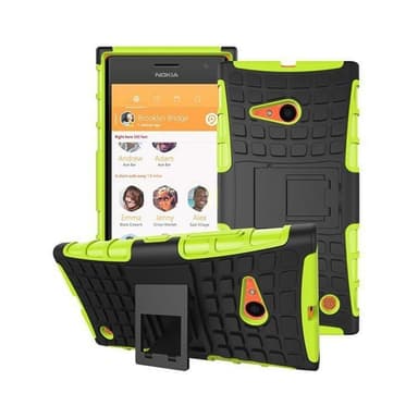 Stødfast Cover med stativ Nokia Lumia 730/735 (RM-1040) : farve - appelsin