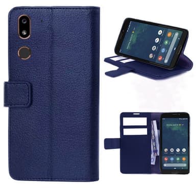 Wallet 2-kort til Doro 8080 (5.7 ")  - sort