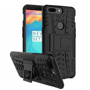 Stødfast Cover med stativ stativ OnePlus 5T (A5010)  - grøn
