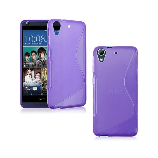 S-Line Silicone Cover til HTC Desire 626 : farve - blå