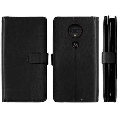 Dobbelt Flip Flexi 9-kort Motorola Moto G7 (XT-1962)  - Lyseblå