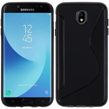 S-Line Silicone Cover til Samsung Galaxy J7 2017 (SM-J730F)  - lyserø