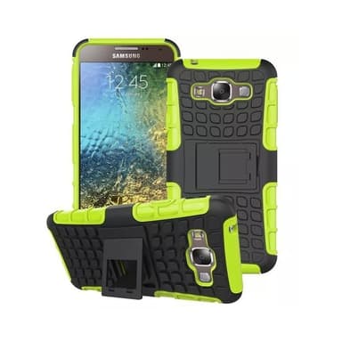 Stødfast Cover med stativ Samsung Galaxy E7 (SM-E700) : farve - appelsin
