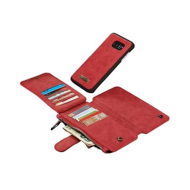 CaseMe Multi Wallet 14-kort Samsung Galaxy S7 Edge (SM-G935F)  - brun