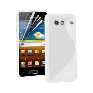 S-Line Silicone Cover til Samsung Galaxy S Advance (GT-i9070) : farve - lyserød