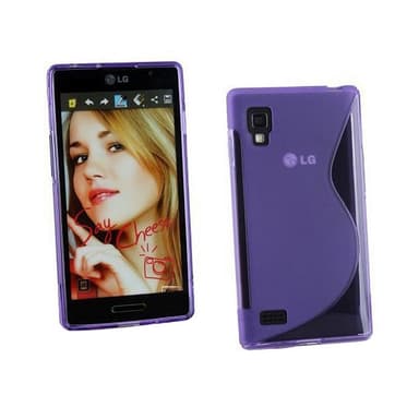 S-Line Silicone Cover til LG Optimus L9 (P760) : farve - blå