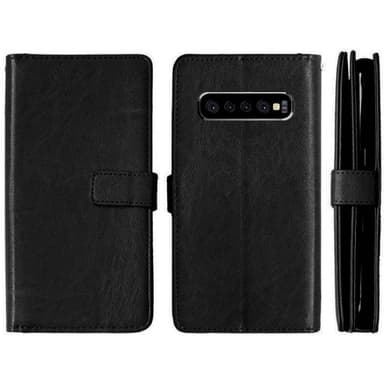 Dobbelt Flip Flexi 9-kort Samsung Galaxy S10 Plus (SM-G975F)  - brun