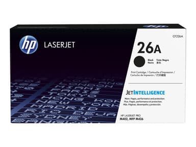 HP blækpatron 26A Original LaserJet Sort