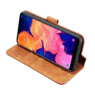 DG-Ming Wallet 3-kort til Samsung Galaxy A10 (SM-A105F)  - brun