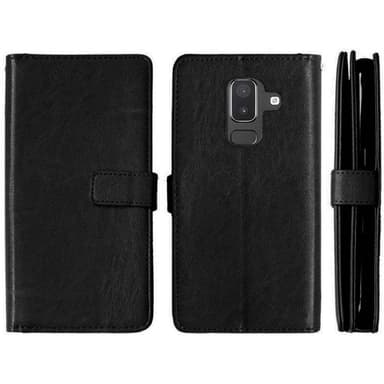 Dobbelt Flip Flexi 9-kort Samsung Galaxy J8 2018 (SM-J800F)  - hvid