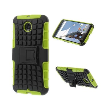 Stødfast Cover med stativ Motorola Nexus 6 (XT1103) : farve - sort