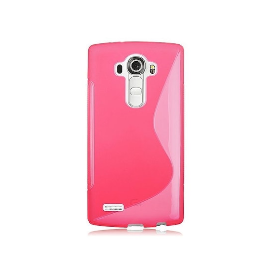 S-Line Silicone Cover til LG G4 (H815) : farve - lyserød