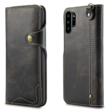 Wallet 3-kort ægte læder Samsung Galaxy Note 10 Plus (SM-N975F)  - b