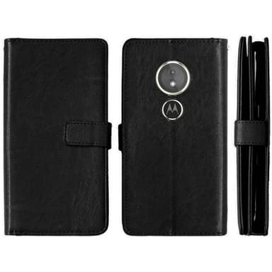 Dobbelt Flip Flexi 9-kort Motorola Moto E5 (XT1944)  - Lyseblå