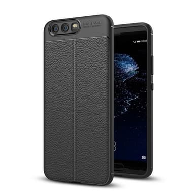 Lædermønstret silicone cover Huawei P10 Plus (VKY-L29)  - blå