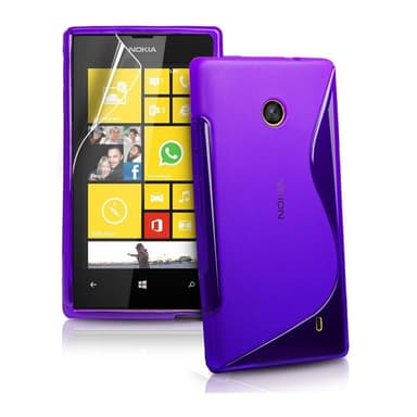 S-Line Silicone Cover til Nokia Lumia 520/525 (RM915) : farve - rød