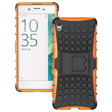 Stødfast Cover med stativ Sony Xperia XA (F3111) : farve - blå