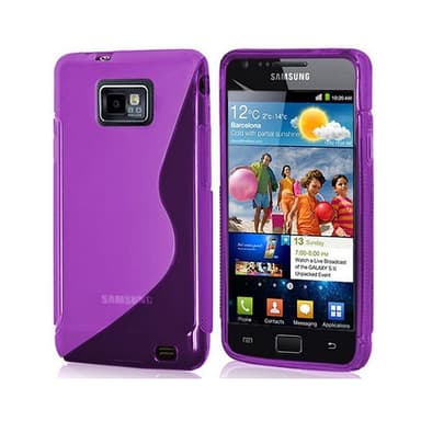 S-Line Silicone Cover til Samsung Galaxy S2 (GT-i9100) : farve - lyserød