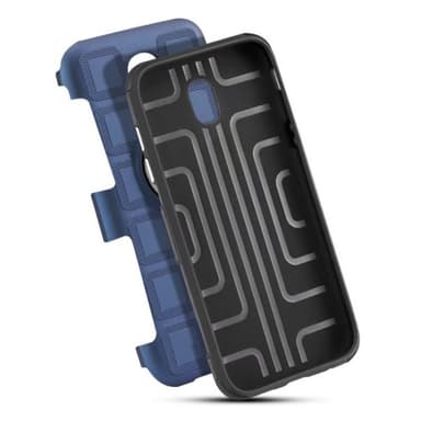 Ice Cube Cover 2i1 til Samsung Galaxy J7 2017 (SM-J730F)  - Grå