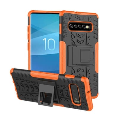 Stødfast Cover med stativ Samsung Galaxy S10 Plus (SM-G975F)  - hvid