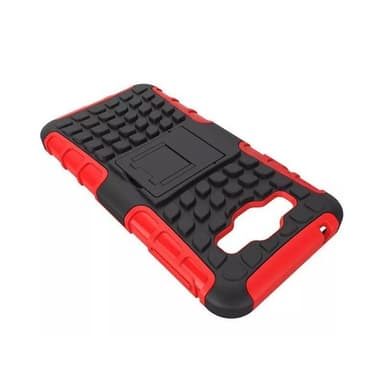 Stødfast Cover med stativ Samsung Galaxy E5 (SM-E500) : farve - sort