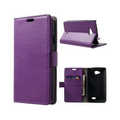 Wallet 2-kort til LG F60 (D390)  - lyserød