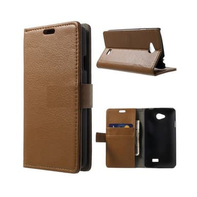 Wallet 2-kort til LG F60 (D390)  - lyserød