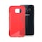 S-Line Silicone Cover til Samsung Galaxy S7 Edge (SM-G935F) : farve - rød