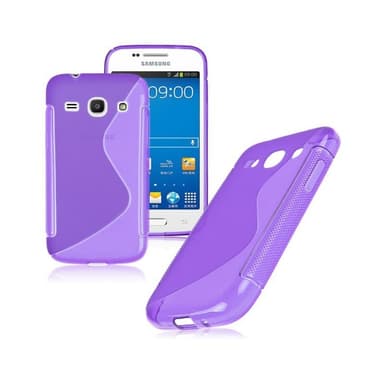 S-Line Silicone Cover til Samsung Galaxy Core (GT-i8260) : farve - hvid