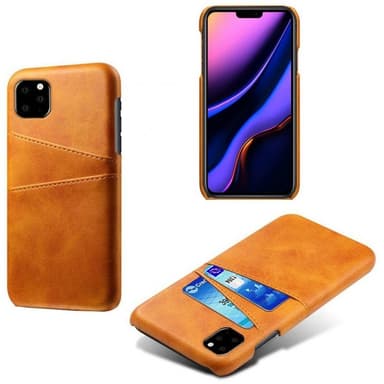 Retro Cover 2-kort Apple iPhone 11 Pro (5.8 ")  - brun