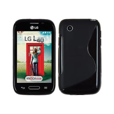 S-Line Silicone Cover til LG L40 (D170) : farve - gennemsigtig