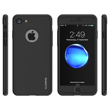 FLOVEME 360 cover med glas Apple iPhone 7 Plus  - guld