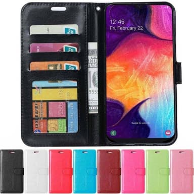 Wallet 3-kort til Samsung Galaxy A50 (SM-A505F)  - Lyseblå