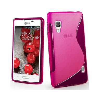 S-Line Silicone Cover til LG Optimus L5 II (E460) : farve - blå