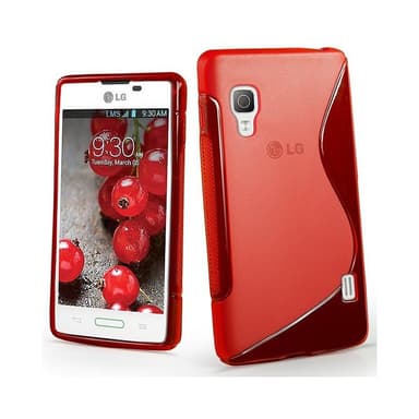 S-Line Silicone Cover til LG Optimus L5 II (E460) : farve - blå
