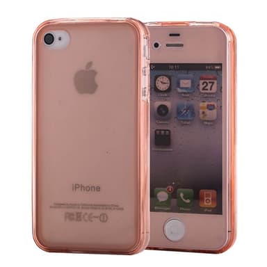 360° 2-delt silicone cover Apple iPhone 5, 5S, 5SE  - gennemsigtig