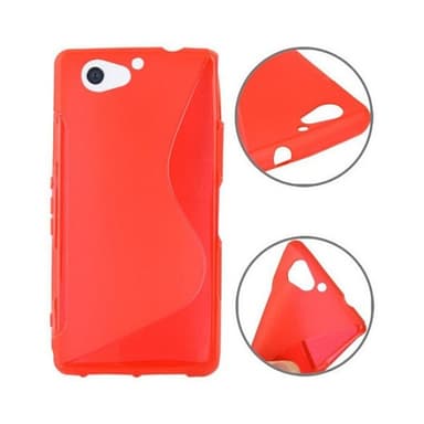S-Line Silicone Cover til har brug for Xperia Z2 Compact : farve - sort