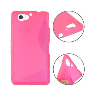 S-Line Silicone Cover til har brug for Xperia Z2 Compact : farve - sort
