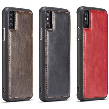 Multi Wallet CaseMe 2i1 6 + 2 rum Apple iPhone X / Xs  - brun
