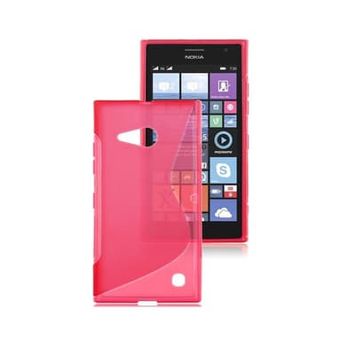 S-Line Silicone Cover til Nokia Lumia 730/735 (RM-1040) : farve - blå
