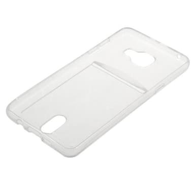 Silikone Cover med slot Samsung Galaxy A3 2016 (SM-A310F)  - gul